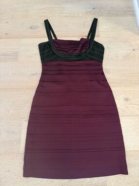 strappy bodycon dress by bcbgmaxazria BCBGMaxAzria strappy bodycon dress, color ivory, size 4